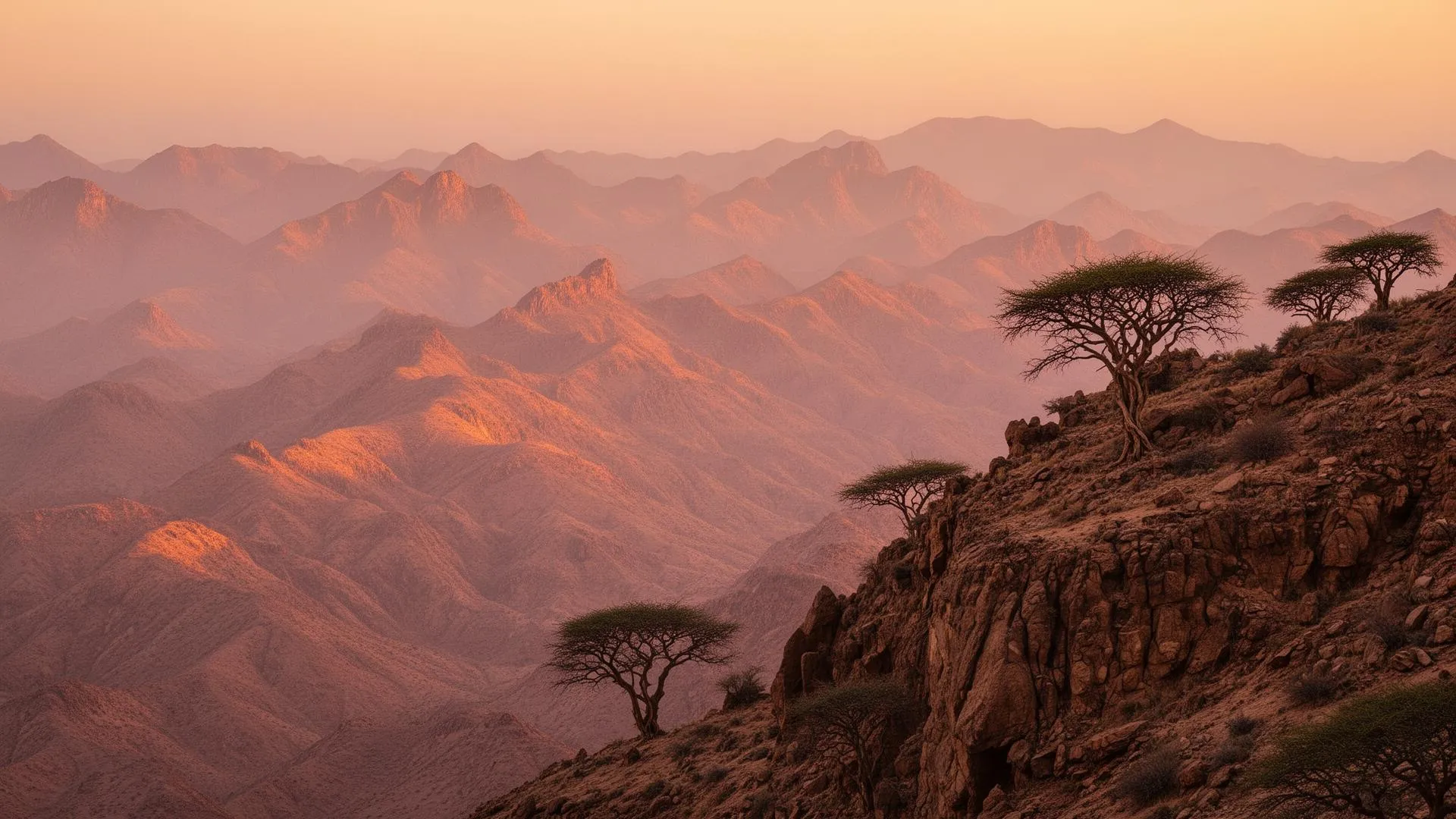 Somaliland mountain ranges